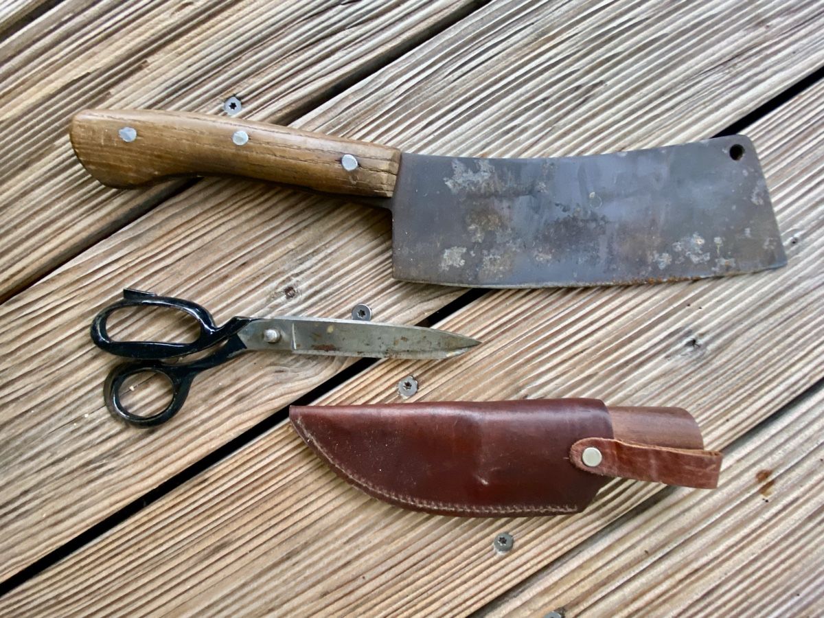 Accessori: Jagdmesser & div. Werkzeug, antik – Usato da Murten venduto da Defender10 1