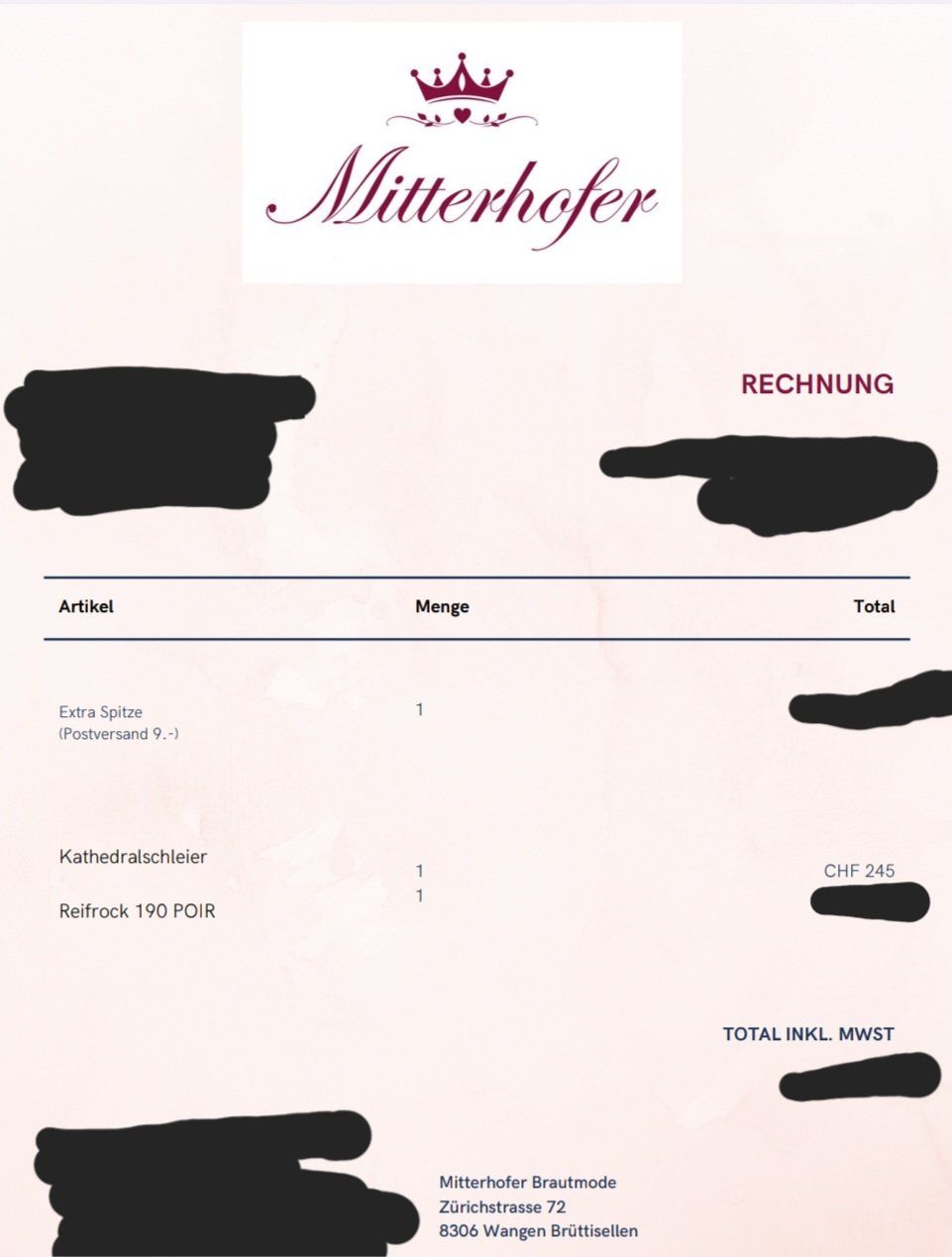 Accessori per capelli: Kathedralschleier mit Kamm Originalpreis CHF 245 – Nuovo e nell'imballaggio originale da St. Gallen venduto da jacky.k 1