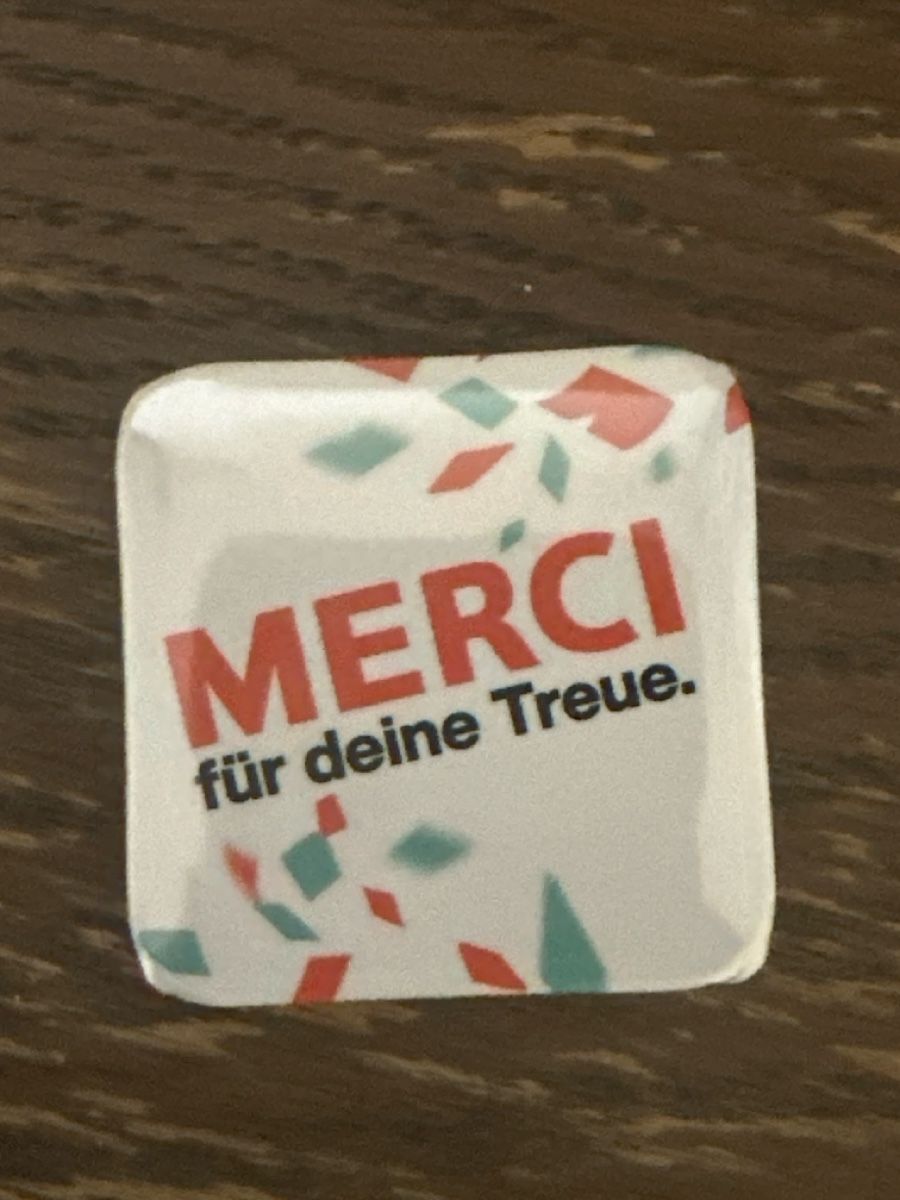 Placchette & Badge: Badge Merci Migros  – Nuovo (secondo la descrizione) da Lausanne venduto da sam_hp5y