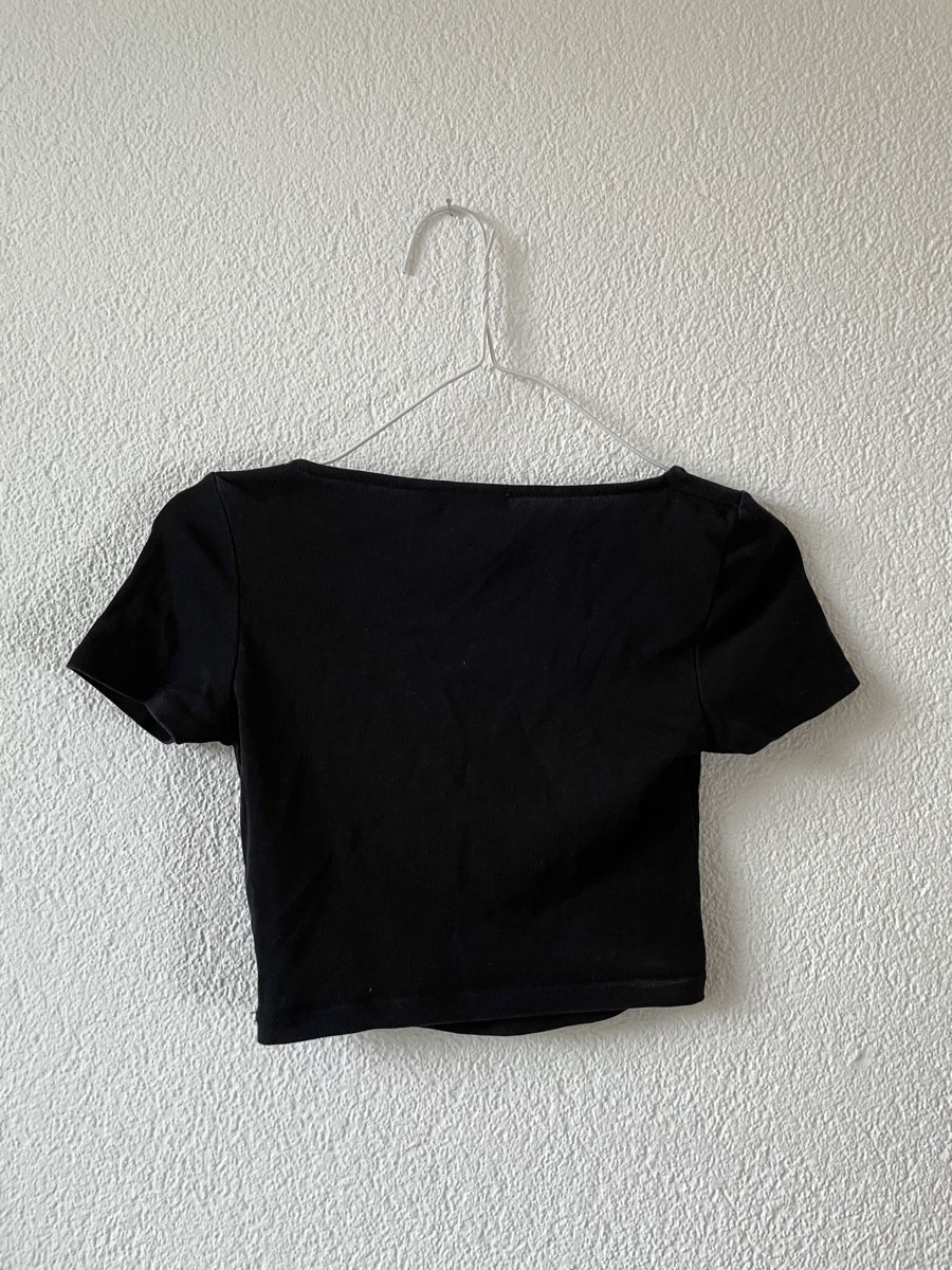 Zara Top: Squareneck Top schwarz – Usato da Uster venduto da emm_px8k 1