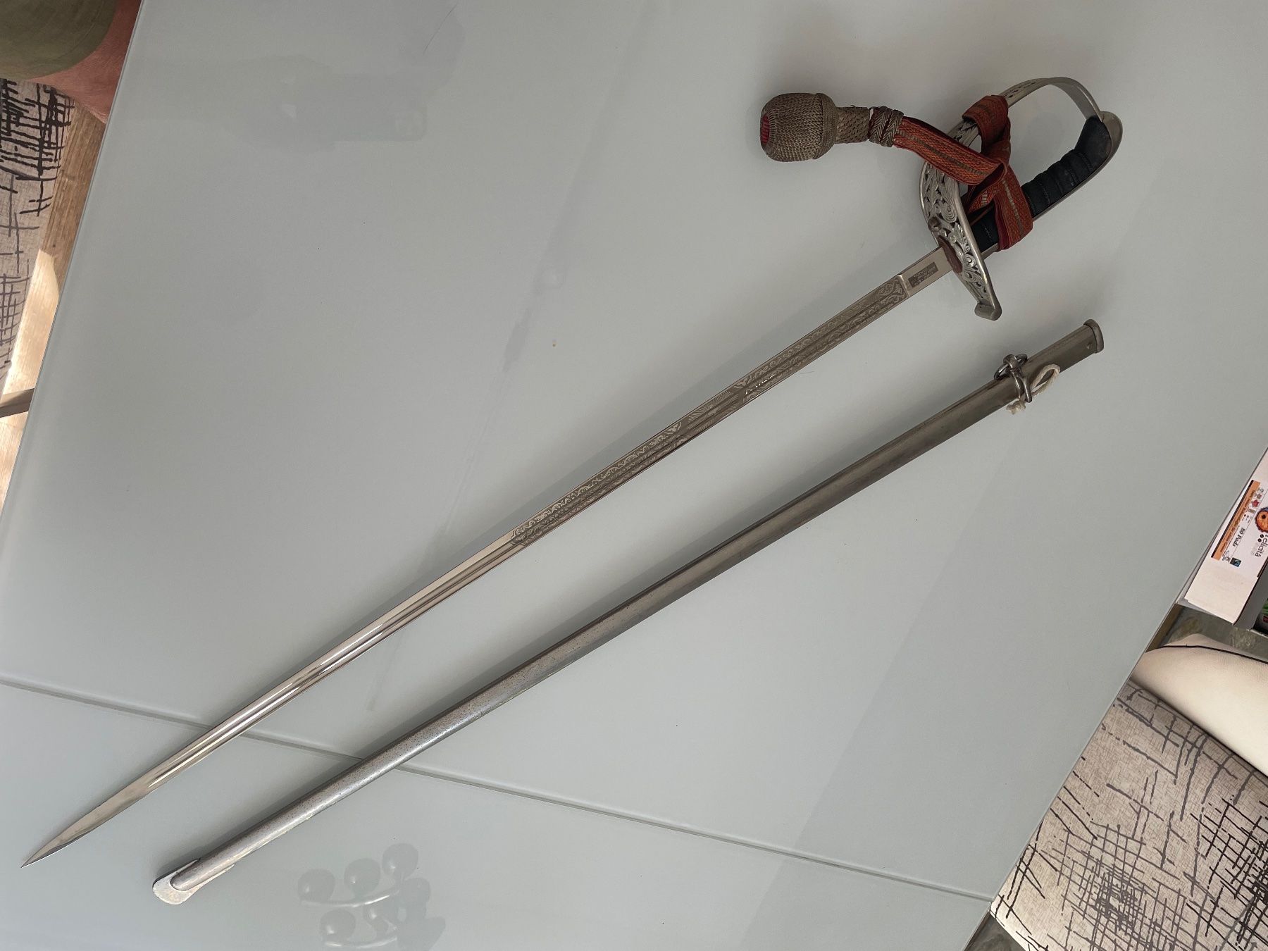 Armes blanches: 3 Schweizer Offizierssäbel – D'occasion à Sargans par fri_725j 1