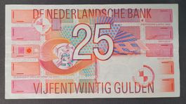 25 GULDEN / NIEDERLANDE 1989