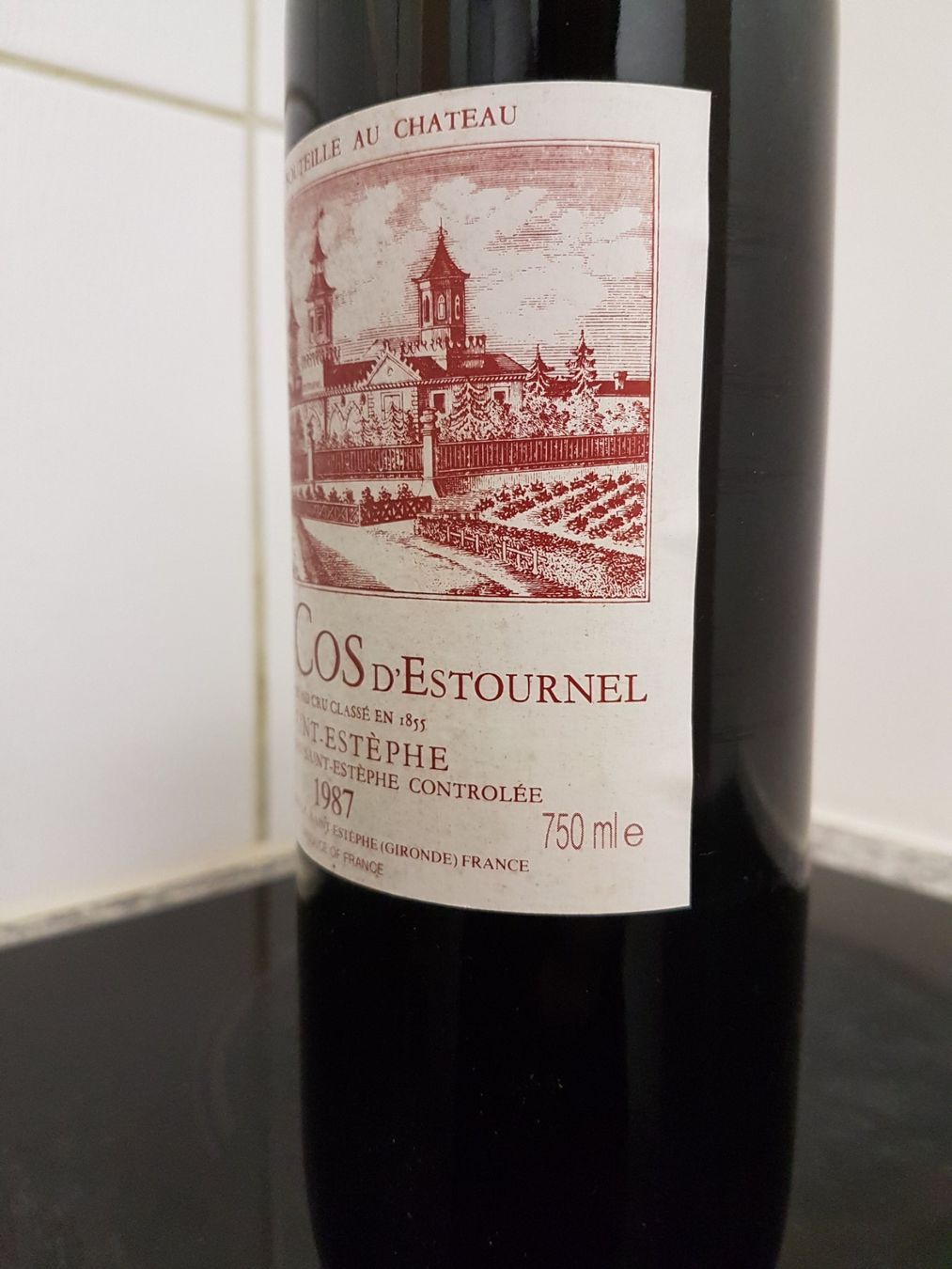 Cos Wein: Château cos d'Estournel  1987 – Neu (gemäss Beschreibung) aus Grenchen von poggione 4
