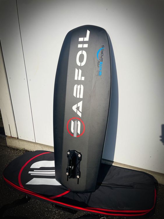 SAB B21 Foilboard inkl. Schlaufen und Boardbag (Gebraucht) in ...