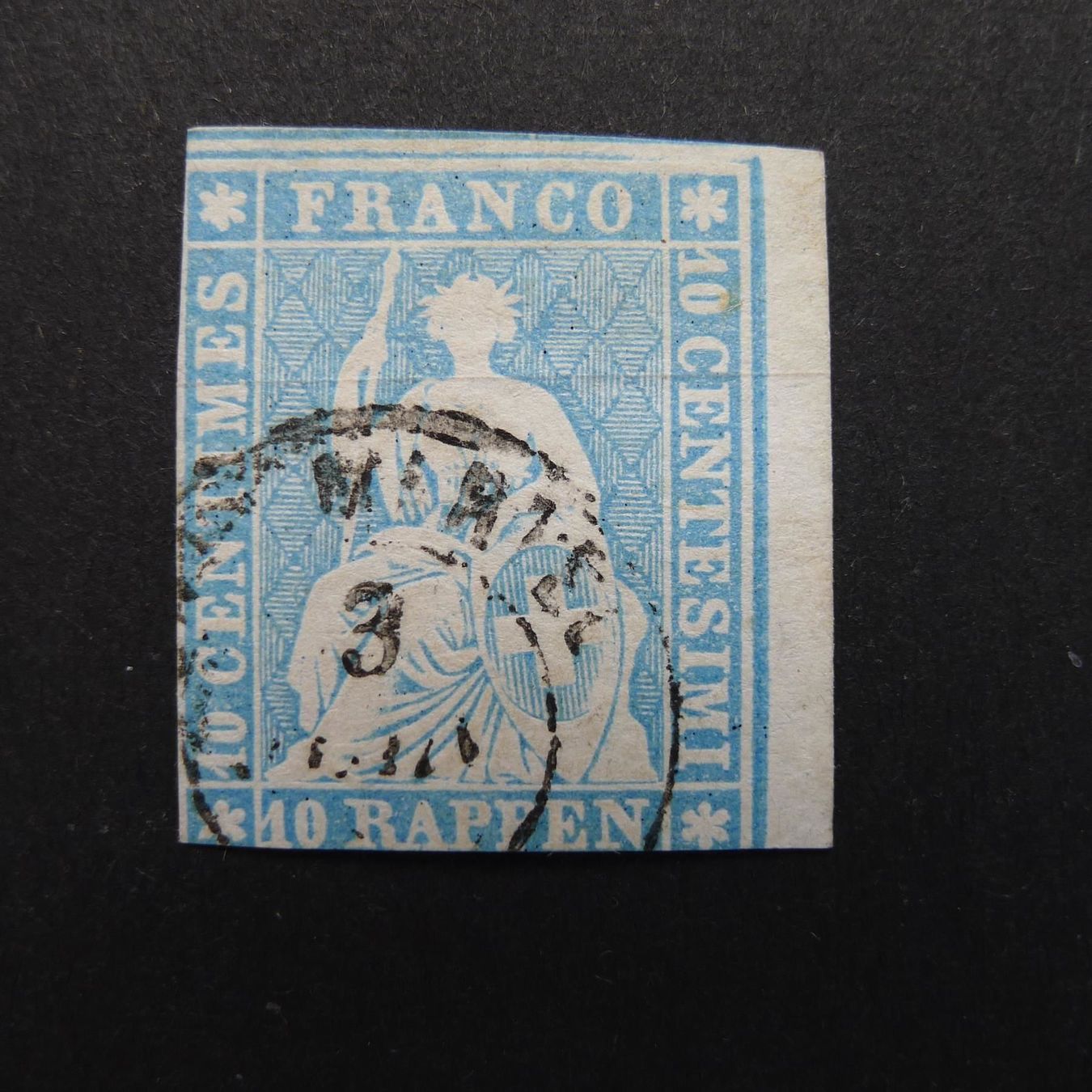 Tutti i francobolli: 1856 Nr. 23B2m SBK Fr. 5000.- ab Fr. 1.- – Usato da Dagmersellen venduto da wyss1982