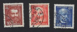 50 Jahre Gotthardbahn, 1882 - 1932, ganzer Satz