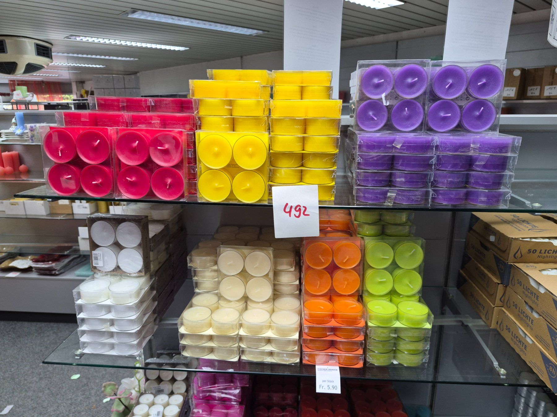 Candele: 492 Posten Maxilichter - Kerzen  aus Liquidation – Nuovo (secondo la descrizione) da Derendingen venduto da Meisterstuecke