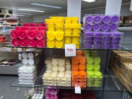 492 Posten Maxilichter - Kerzen  aus Liquidation