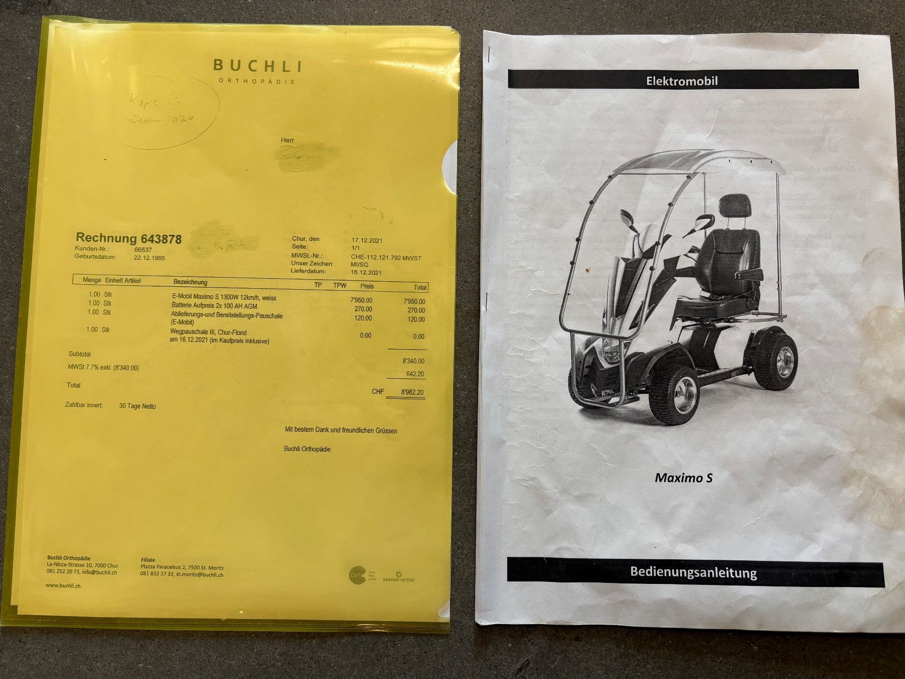 Veicoli elettrici: E-Mobil, Maximo S – Usato da Rodels venduto da julietta.libero 2