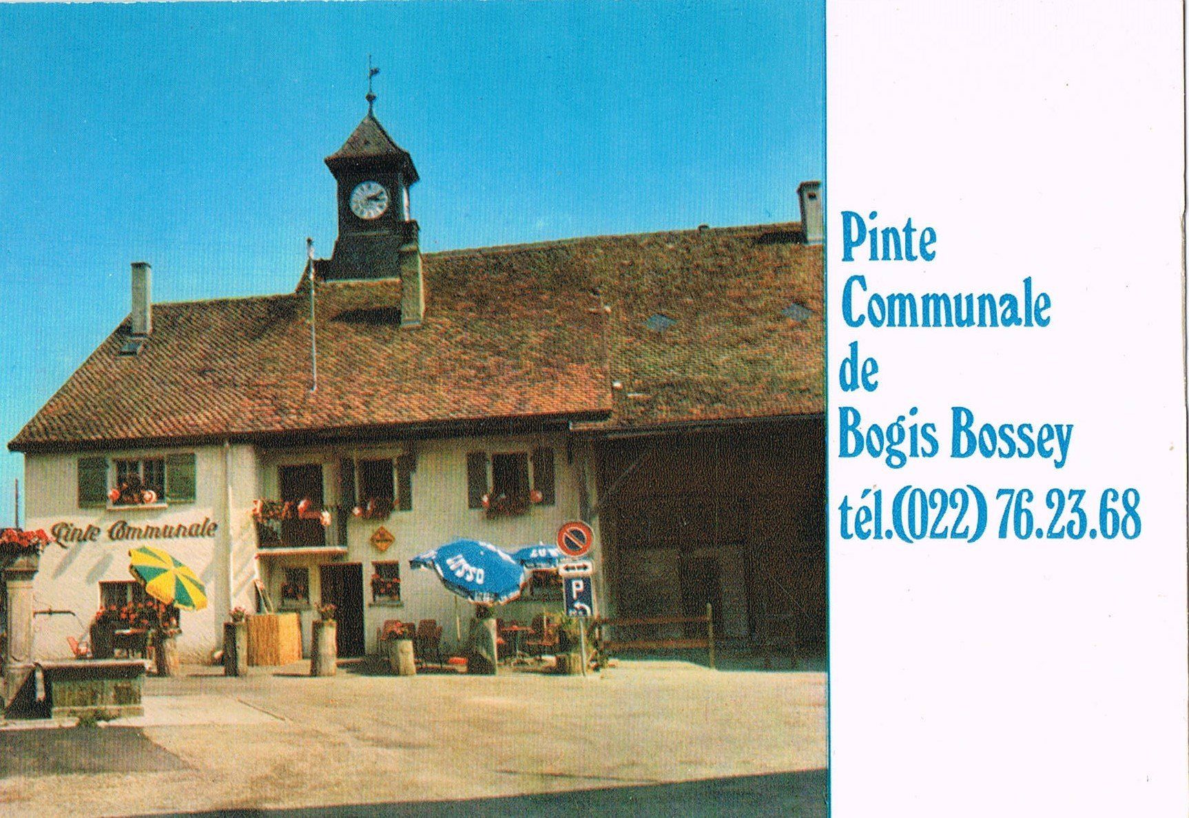Cartoline postali: Bogis-Bossey, Pinte communale – Usato da Buchs AG venduto da Baerfisch
