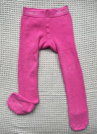 Gr.86/92 Evers Frottee Strumpfhose pink