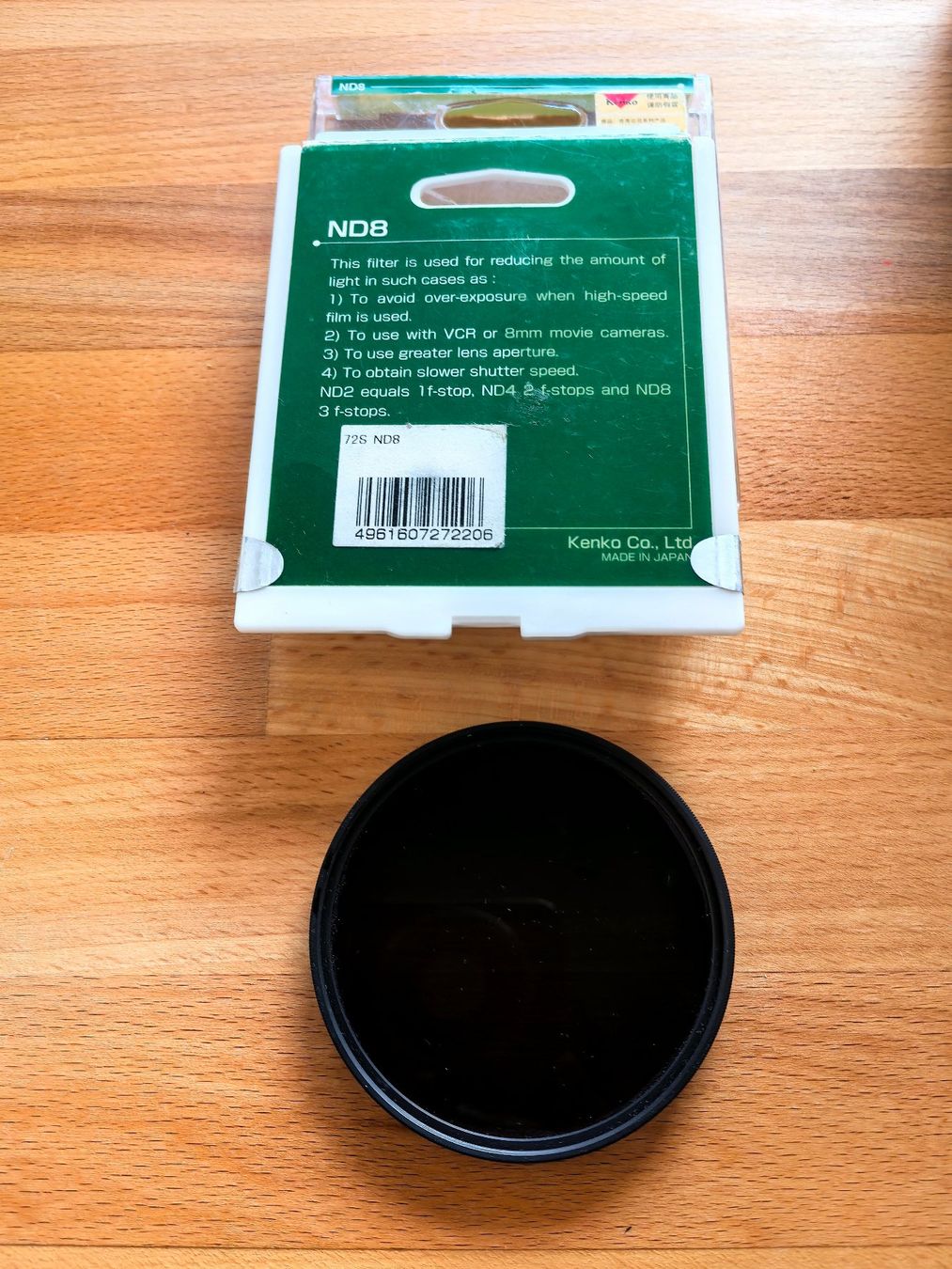 Kenko Filtri: Kenko 72mm ND8 Filter – Usato da Meilen venduto da lzhemily
