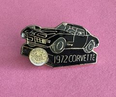 Original 1972 Chevrolet Corvette Pin / Anstecker! Top!