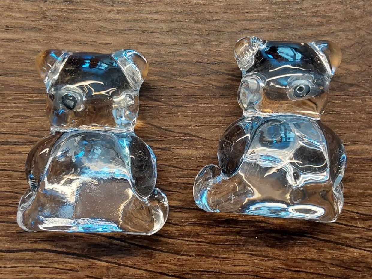 Tutte le decorazioni: 2 Bären aus Glas Dekoration – Usato da Köniz venduto da scopello12 1