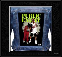 Rücken-Aufnäher *Public Enemy* - Original Back Patch