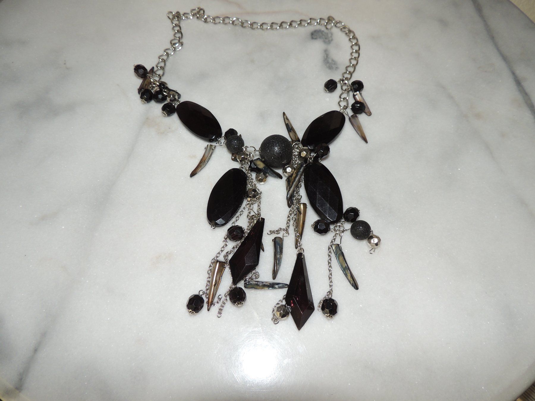 Catenine: SCHÖNE KETTE "PHANTASY" METALL VERSILBERT 60 CM – Nuovo (secondo la descrizione) da Au ZH venduto da FashionConsultant 3