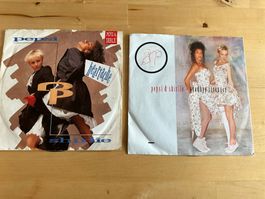 PEPSI & SHIRLEY tolle Kult Singles 7" 90's Charts