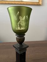 Windlicht-Glas / Glasaufsatz Hase grün Ostern 🐰 Dekoration