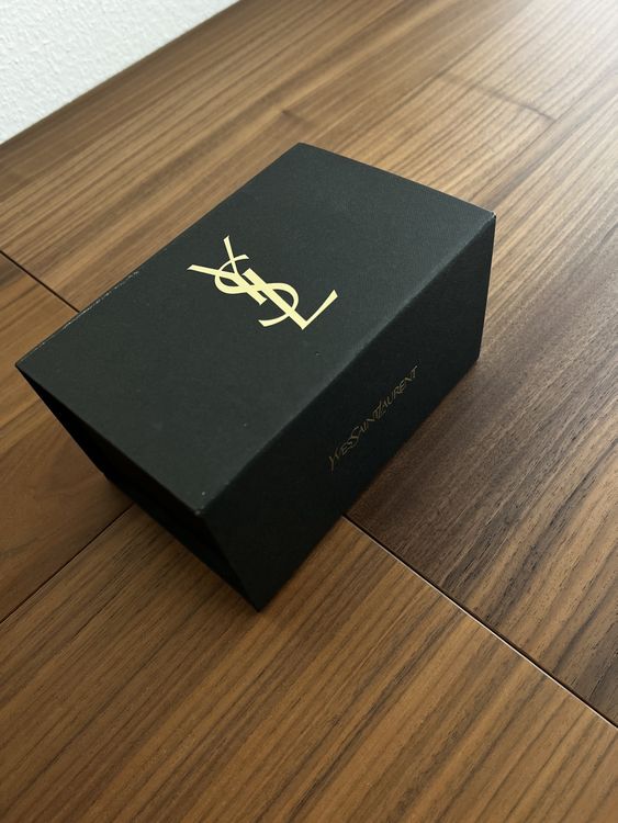 Yves Saint Laurent (YSL) Aufbewahrungsbox, Schwarz mit Gold (Neu ...