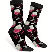 🍷 Rotweinglas 3D-Druck Socken – Stilvoll & Bequem 🍷💫