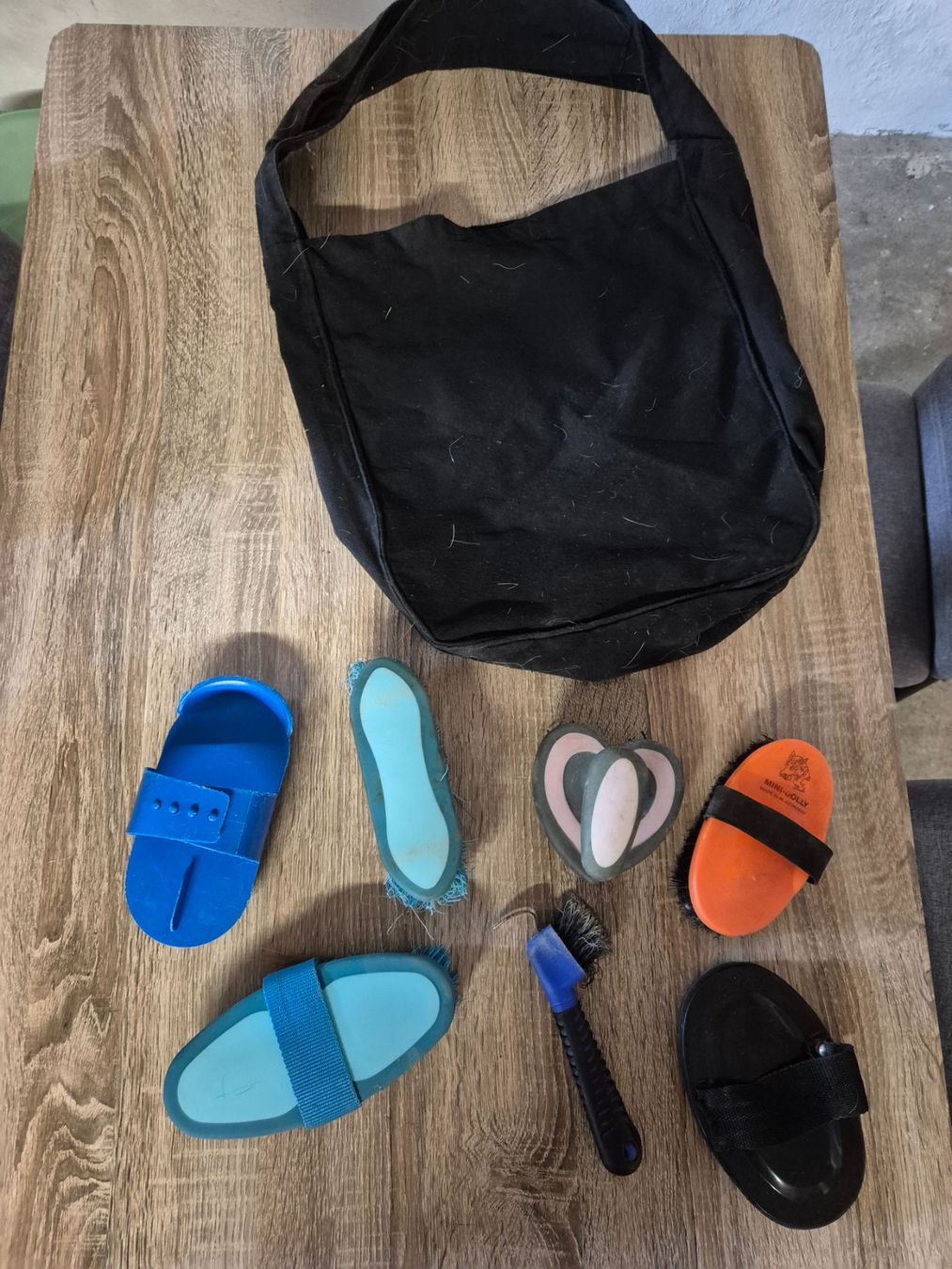 Briglie & Cavezze: Putztasche / Putzbox mit Zubehör / Bürsten – Nuovo (secondo la descrizione) da Meggen venduto da Orrinka20