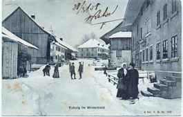 KYBURG bei Winterthur im Winterkleid