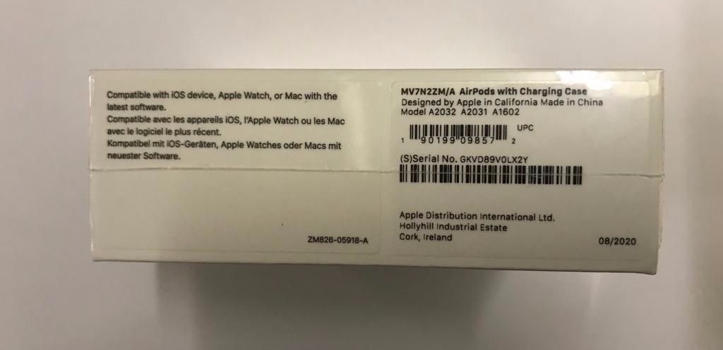 Apple Kopfhörer: APPLE AirPods 2 Original – Neu und originalverpackt aus Zug von OrturMullerMac 2