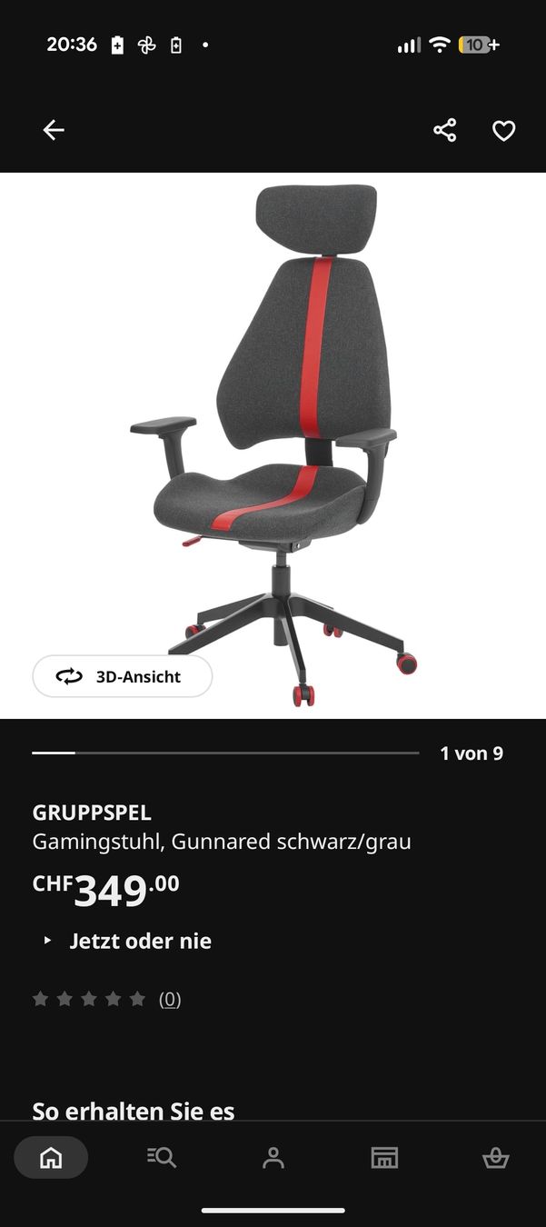 Ikea Stühle: Ikea Gamingstuhl – Gebraucht aus Bülach von SquishyNeck 2