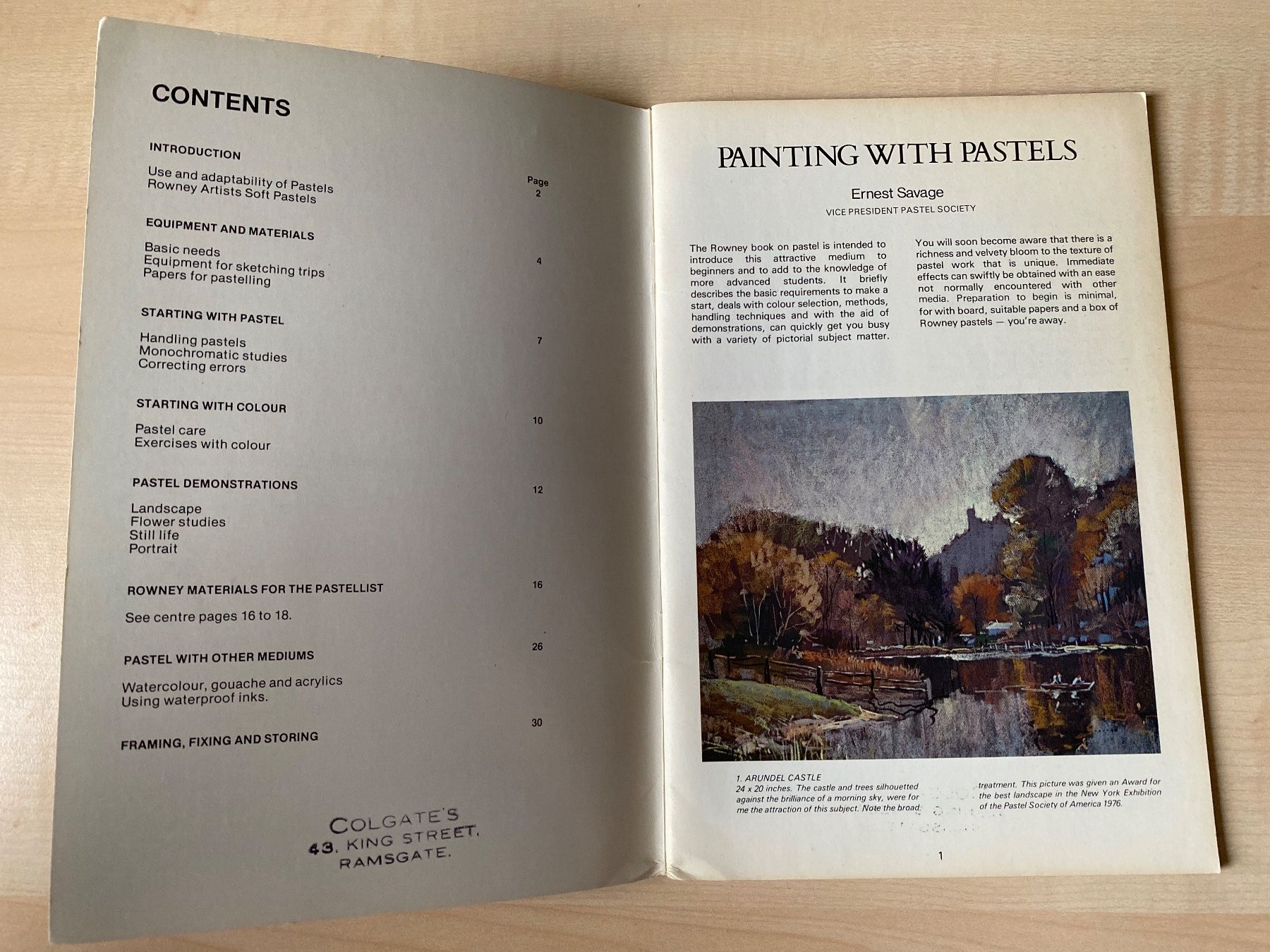 Bücher: Buch painting with pastels – Gebraucht aus Bülach von Jackybabue 1