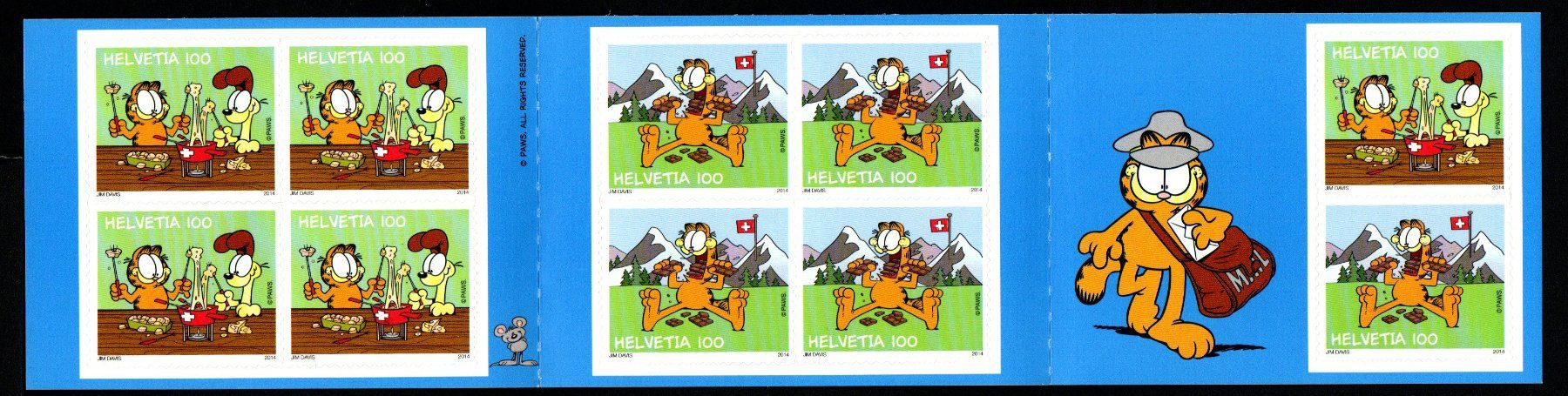 Alle Briefmarken: 2014 2013 Postfrisches Markenheftchen**, Garfield – Neu (gemäss Beschreibung) aus Löhningen von Fourbi18