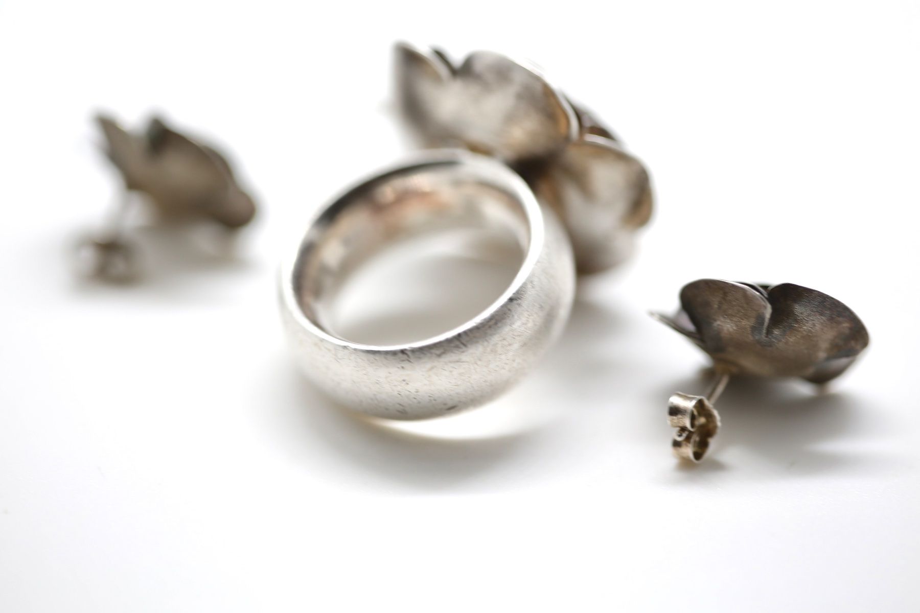 Autres bijoux: Silberring und Ohrstecker – D'occasion à Reinach BL par Han-Numismatik 1