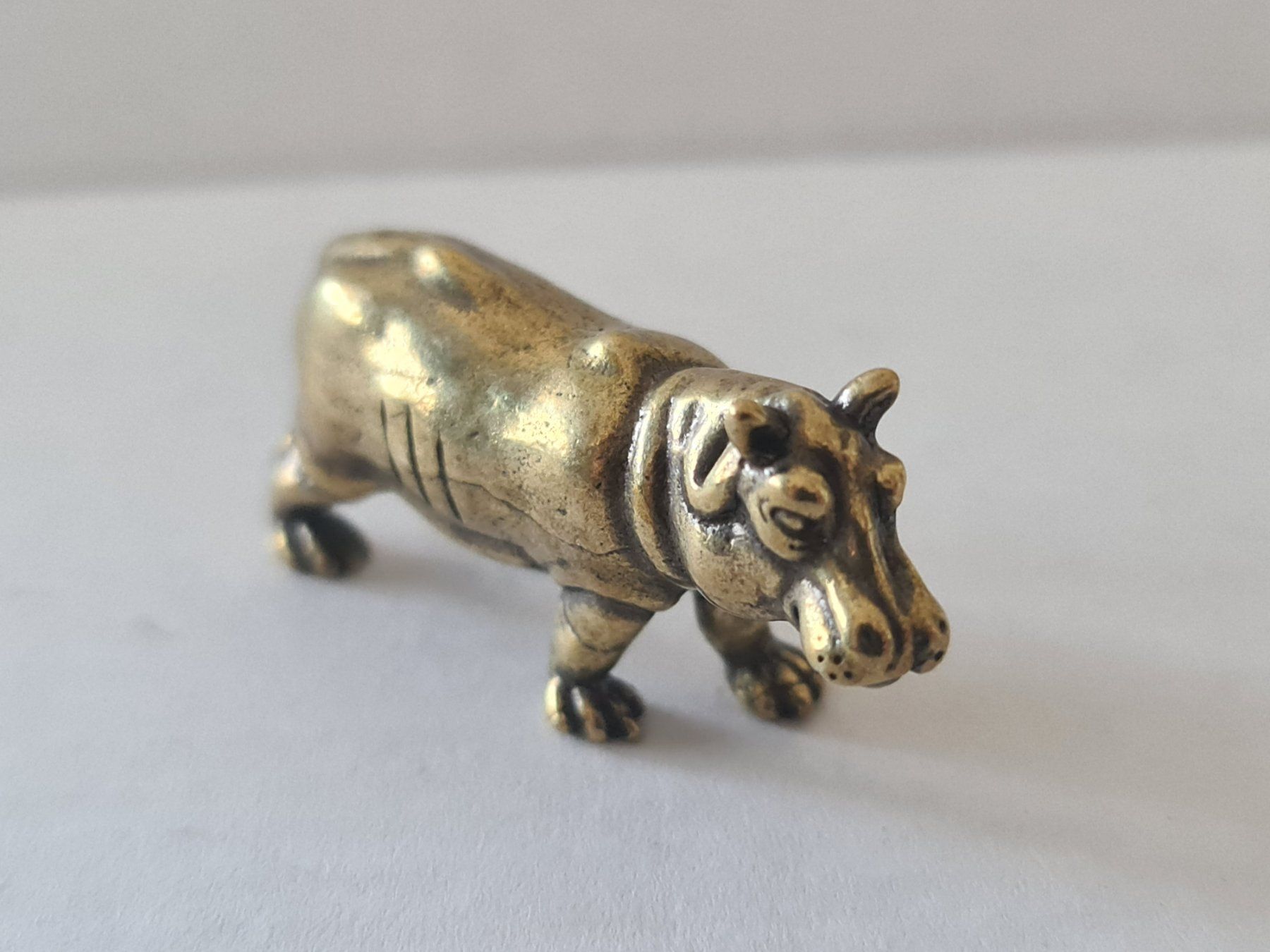 Figuren: Nilpferd aus Messing – Neu (gemäss Beschreibung) aus Uerkheim von Kaufoption 6