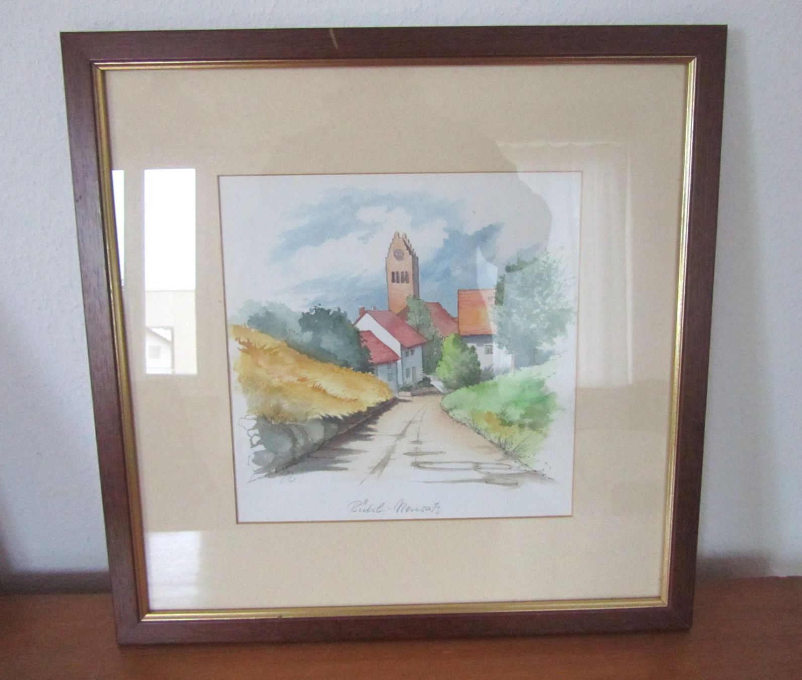 Dipinti: Aquarell  -  Bühl - Neusatz  -  Monogrammiert – Usato da Seengen venduto da mikelele 2