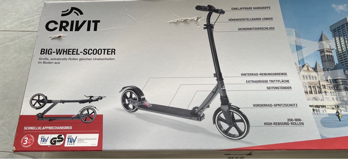 Kickboard: Big Crivit Scooter – Nuovo (secondo la descrizione) da Zufikon venduto da lea050