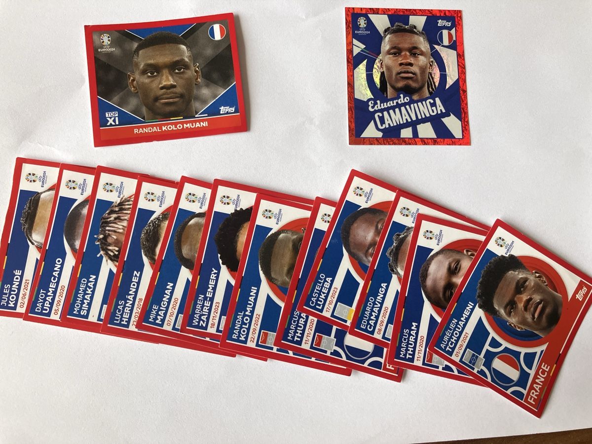 Topps Carte collezionabili: Topps EURO 2024 Frankreich SET – Usato da Bülach venduto da gmeli84