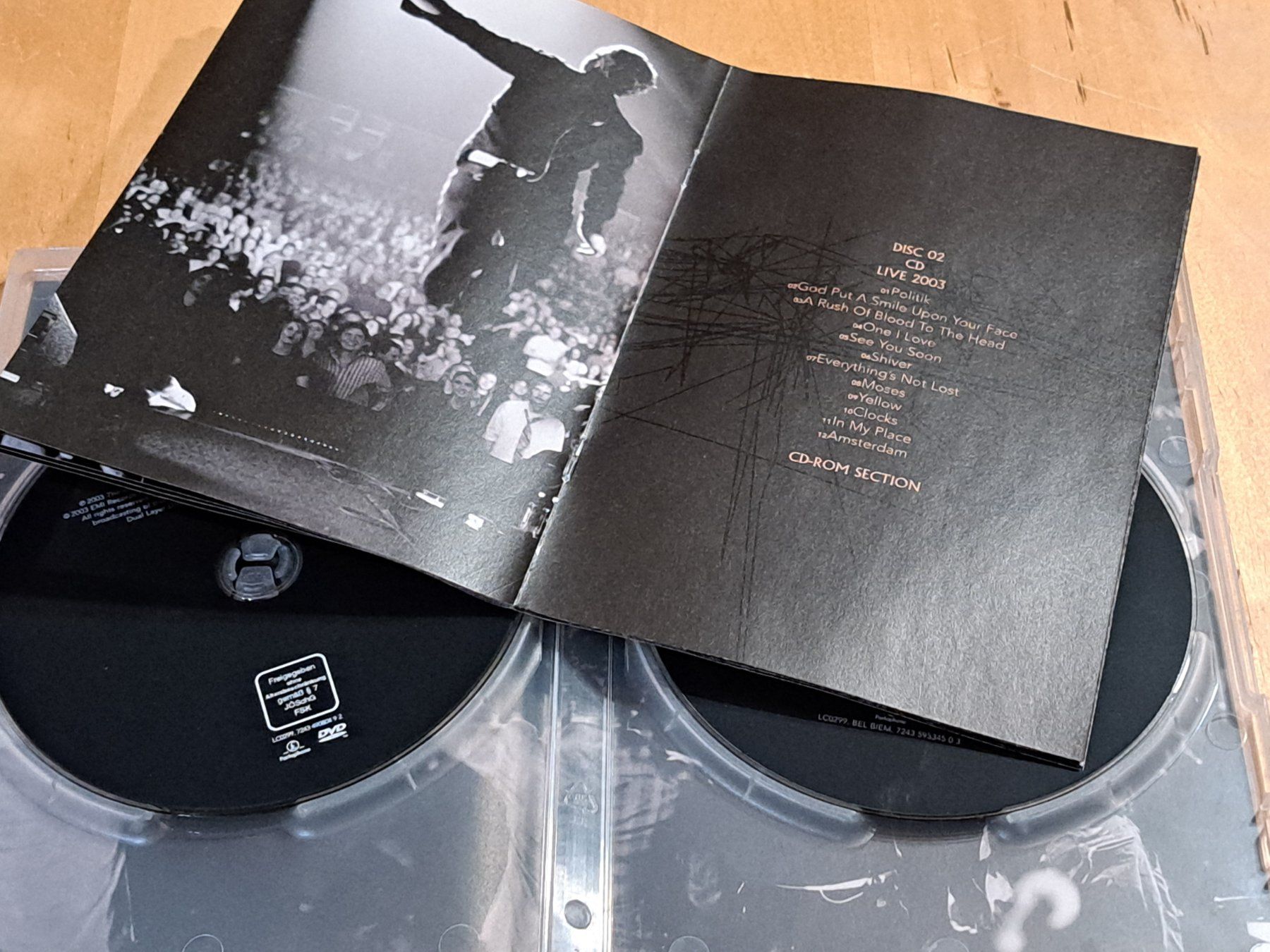 Tutti i DVDs: DVD COLDPLAY LIVE 2003, 2-Disc Edition – Usato da Unterseen venduto da Kanica 6