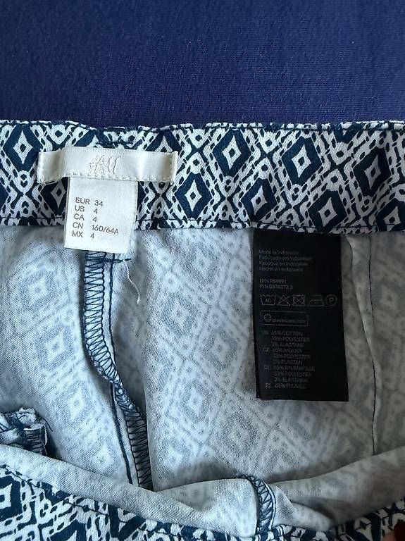 H&M Pantaloni: H&M Hose gemustert – Nuovo (secondo la descrizione) da Altendorf venduto da Ga04 1