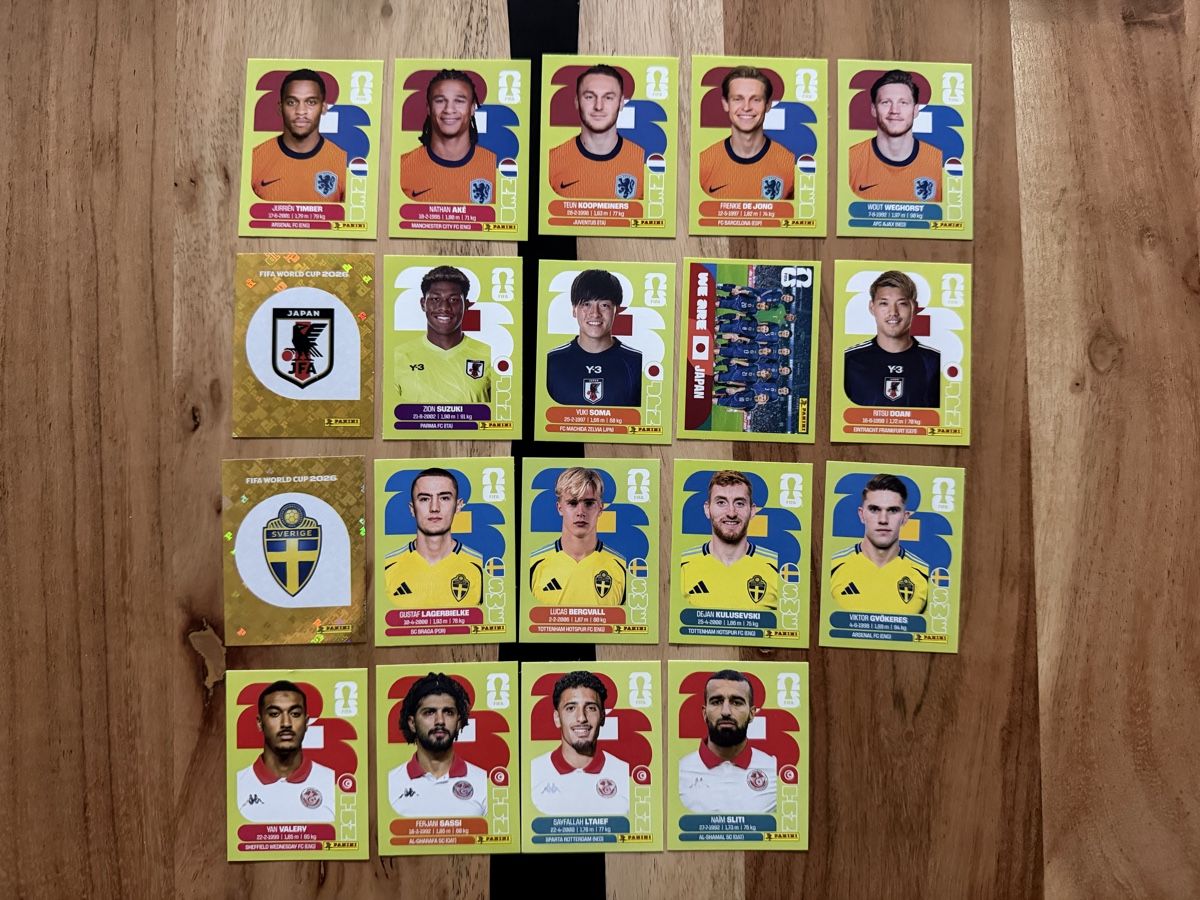 Panini Carte collezionabili: Panini WM 2026 Gruppe G – Nuovo (secondo la descrizione) da St. Gallen venduto da wastmo