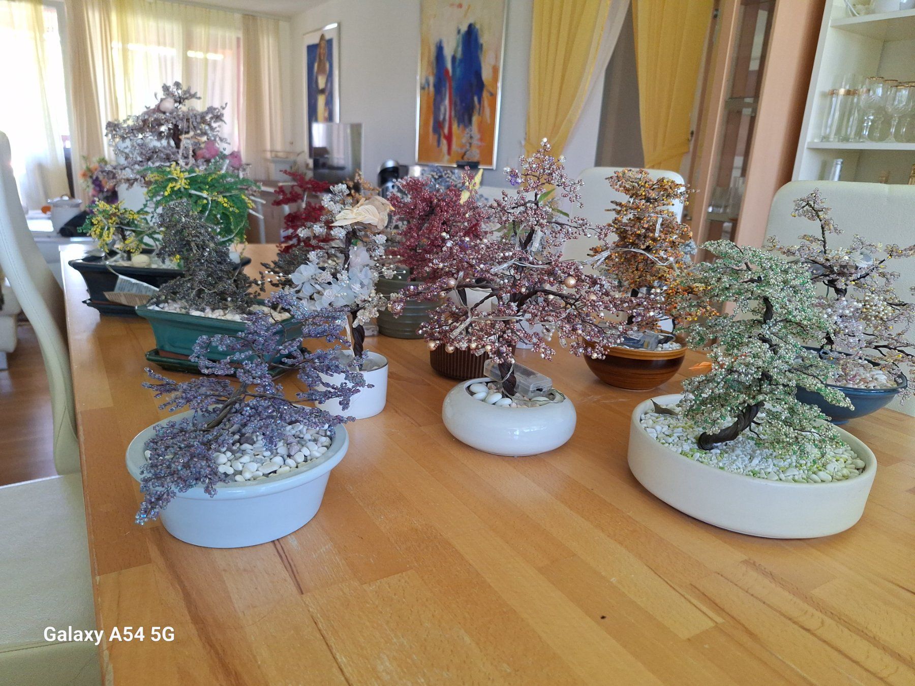 Tutte le decorazioni: GlasperlenDrahtbäumchen in Keramikschalen. – Nuovo (secondo la descrizione) da Weiach venduto da gre_v6mw 1