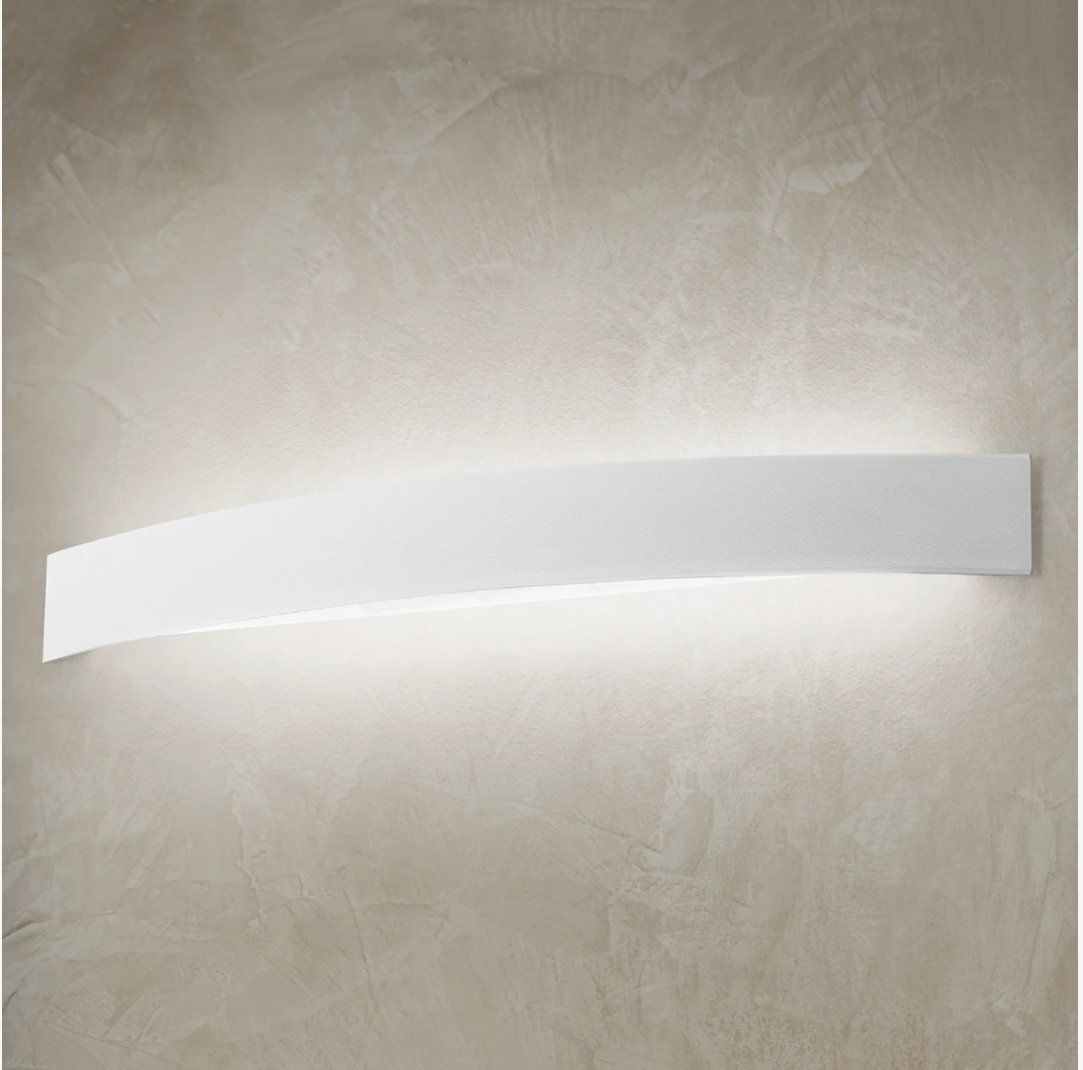 Lampade: Gebogene LED-Wandleuchte Curve in Weiß – Nuovo (secondo la descrizione) da Attelwil venduto da mike2882
