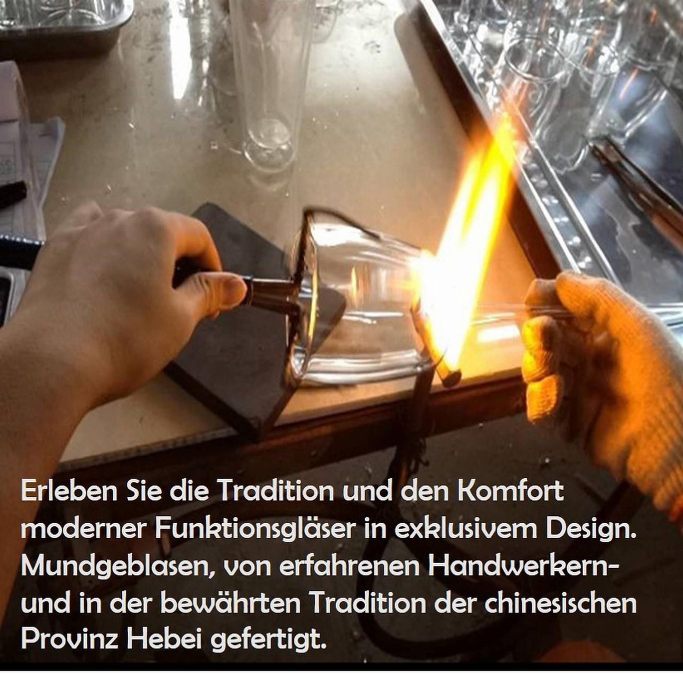 Bicchieri: Tee- oder Kaffeeglas (4 Stück) – Nuovo (secondo la descrizione) da Bischofszell venduto da content-trade 2