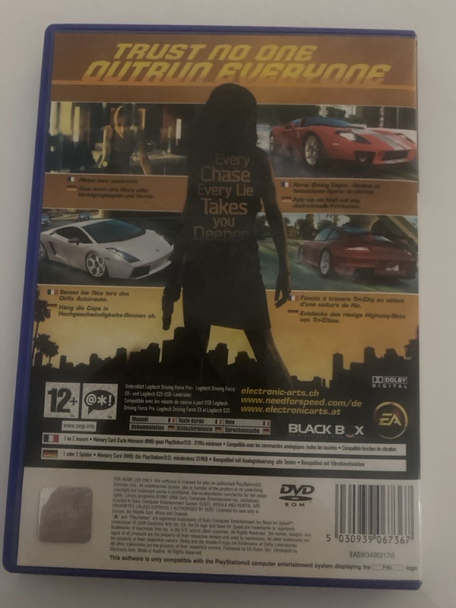 Sony Giochi: Need for Speed Undercover PS2 – Usato da Suhr venduto da SchnapperCH 1