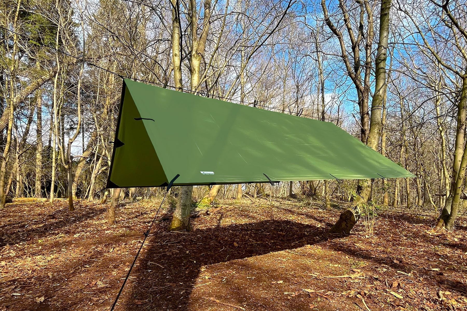 DD Hammocks Altro per Esercito: DD Hammocks Tarp 3x3 grün UV-Schutz – Nuovo e nell'imballaggio originale da Tulln venduto da HaengemattenShop 8