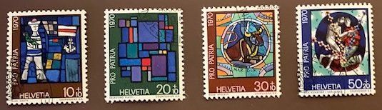 Alle Briefmarken: Pro Patria 1970 ET gestempelt – Gebraucht aus Quartino von Gutri44