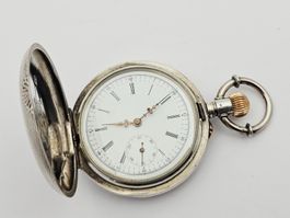 Antike Savonette Taschenuhr 800 Silber
