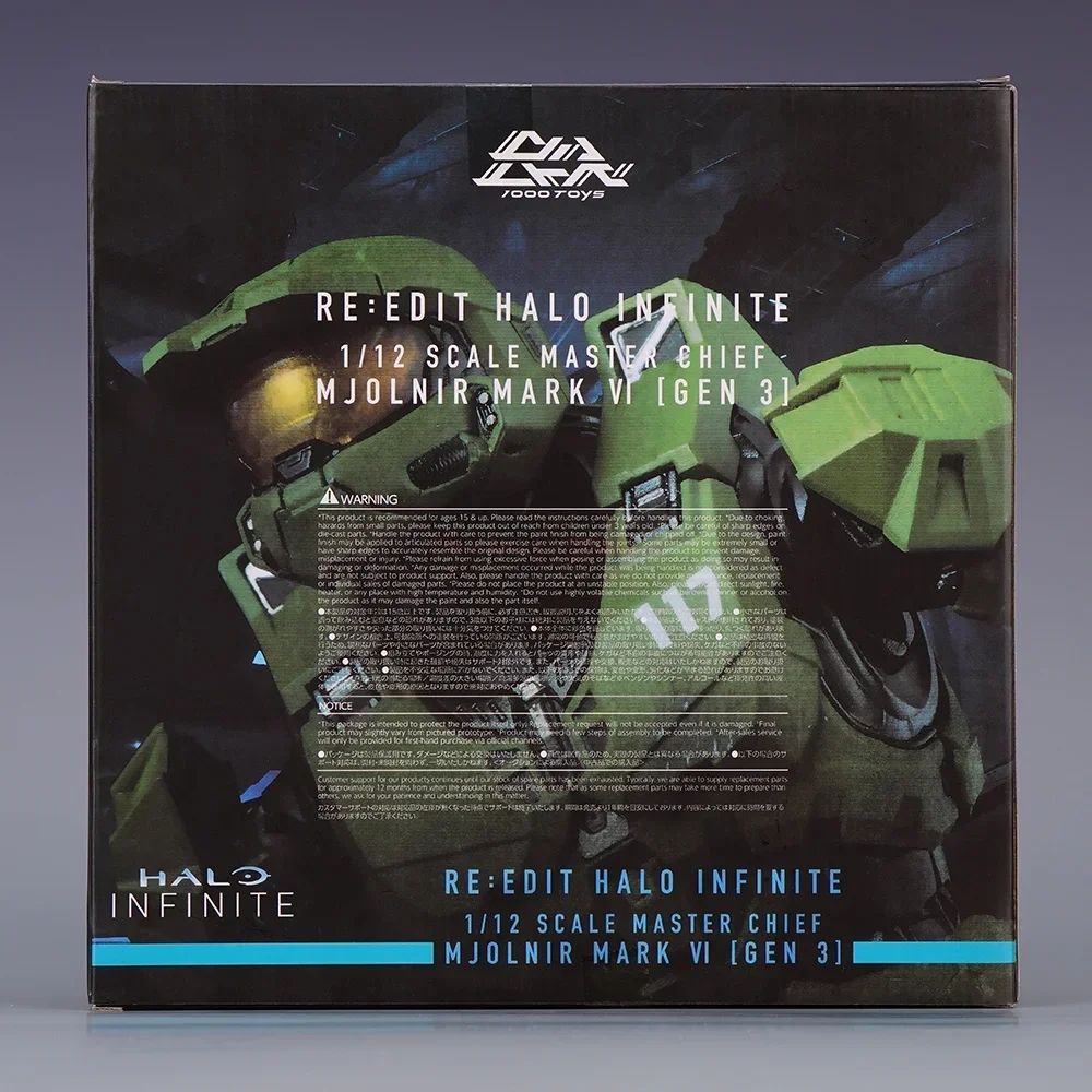 Statuette: Neu Halo Infinite Master Chief Action Figure Re-Edit – Nuovo (secondo la descrizione) da Glattbrugg venduto da har_jgc7 4