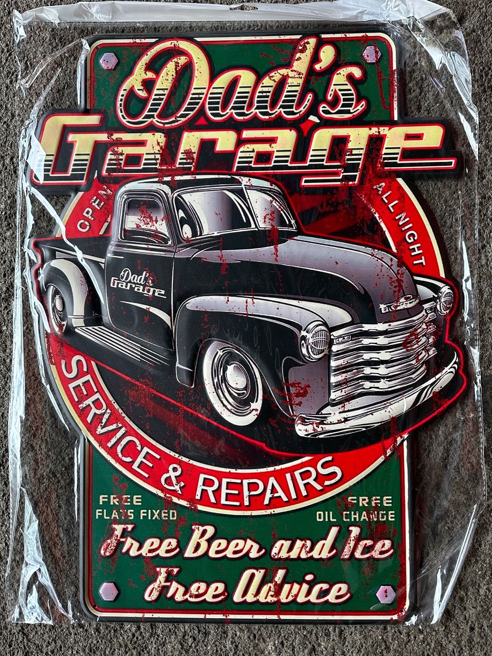 Insegne: Dads garage service repair pick up oldtimer classic – Nuovo (secondo la descrizione) da Reinach AG venduto da rares75