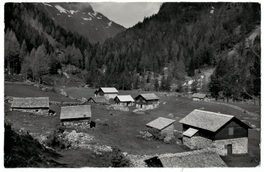 Cartoline postali: Van d'en-Bas sur Salvan, circulée 1958 – Usato da Frauenfeld venduto da POML