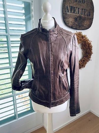 *** NEU und UNGETRAGEN Milestone Lederjacke Gr. M Nappa ***