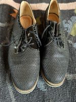 Schwarze Lindihop Schnürschuhe Gr. 41 - stylisch & bequem!